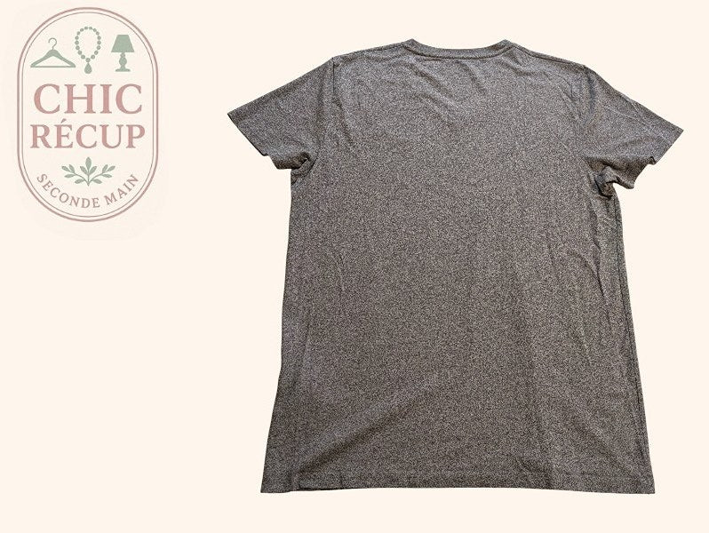T-shirt Unis Hollister - M - Gris - Paval-27