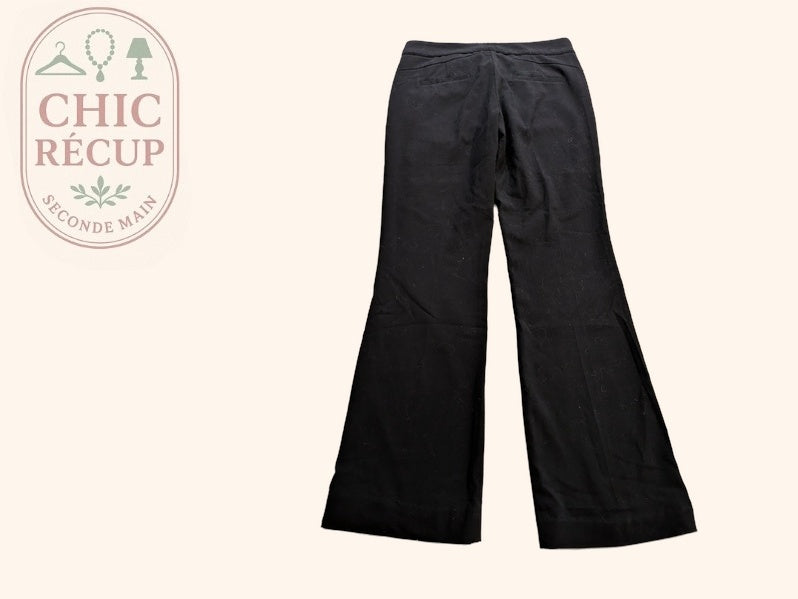 Pantalon À Jambes Larges Camaïeu - 38 - Noir - Mache-15
