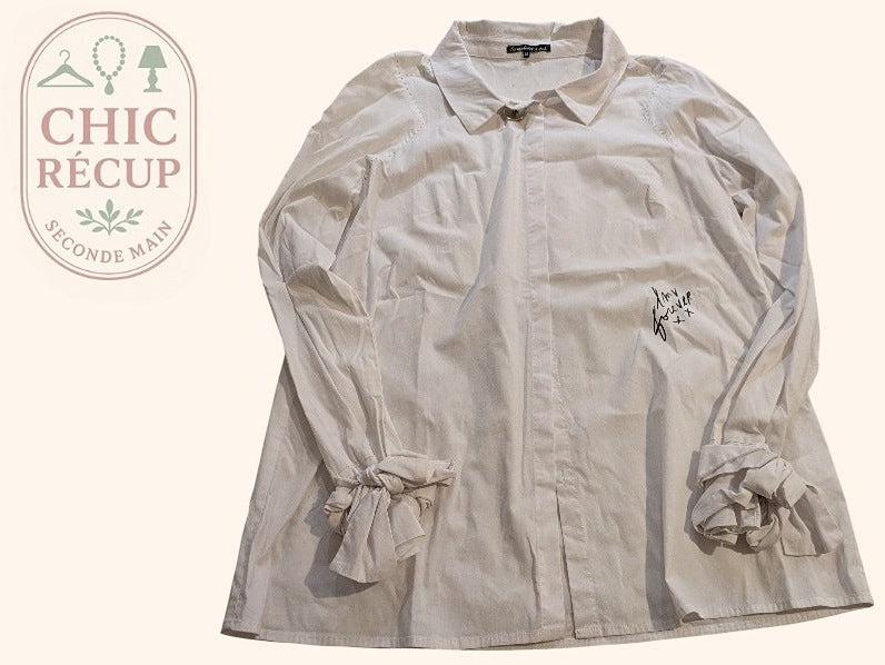 Chemise La Mode Est À Vous - T44 - Blanche - Myfed-72