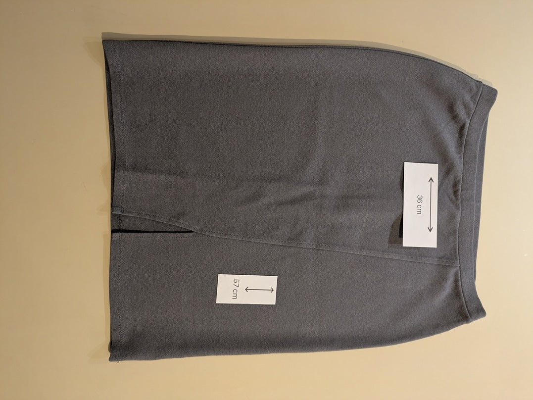 Jupe Midi Promod - M - Gris - Codia-03