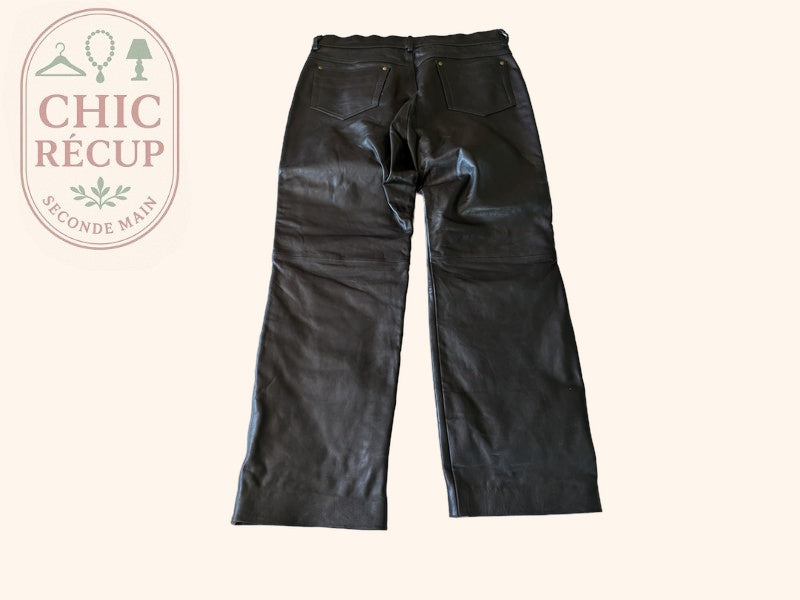 Pantalon Cuir Helstons - Xl - Noir - Brhal-127