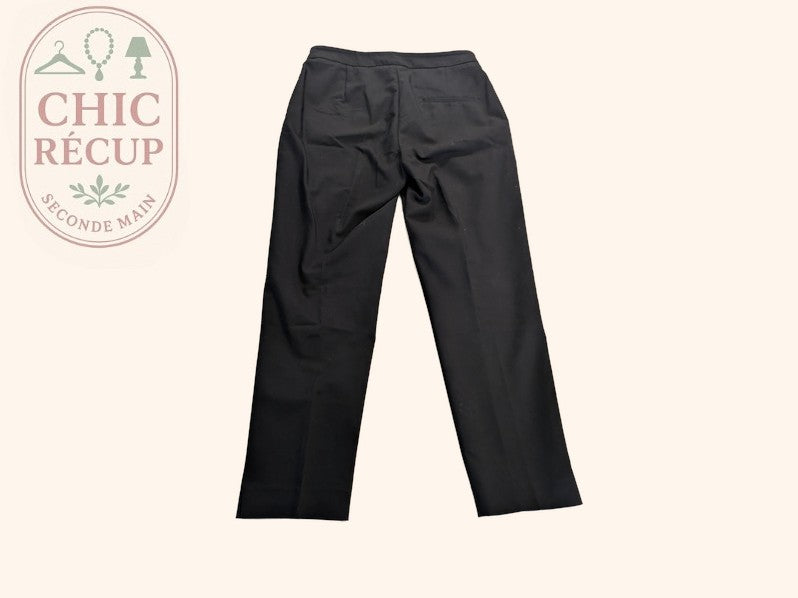 Pantalon tailleur H&m - 38 - Noir - Basique