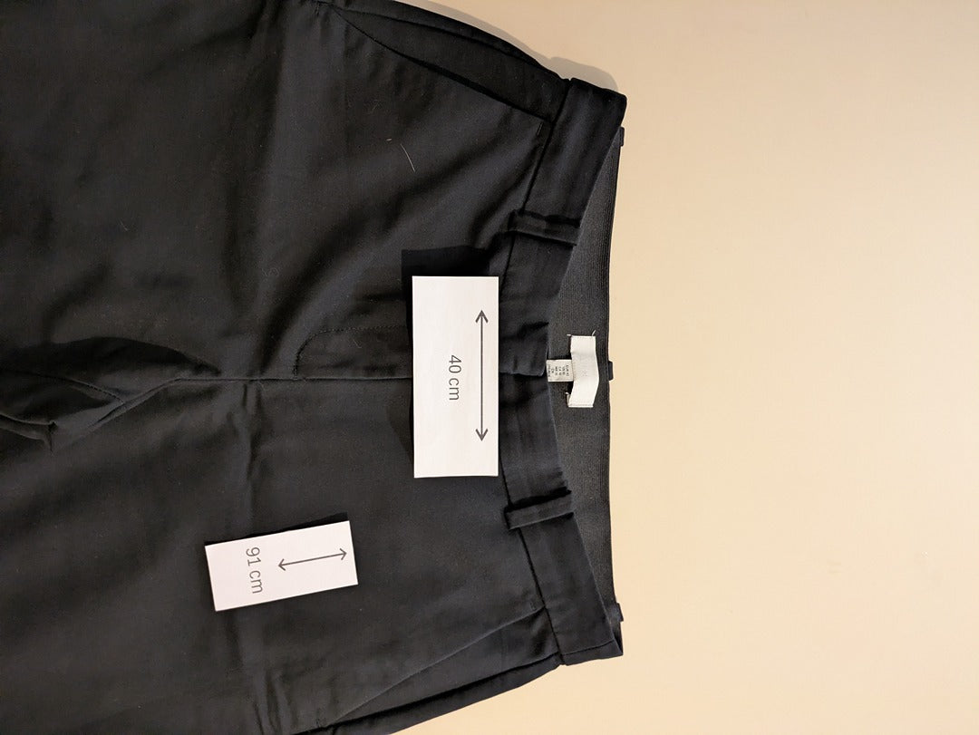 Pantalon Ajusté H&m - 42 - Noir - Evvio-54