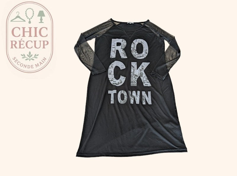 Robe 3 Suisses - 44 - Noir - Rock Town