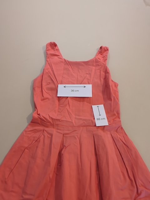 Robe Casual - Camaïeu - M - Corail - Chiou-08