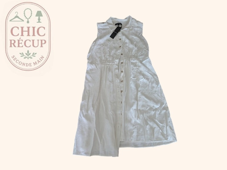 Robe comma, - 42 - Blanc - 377 691