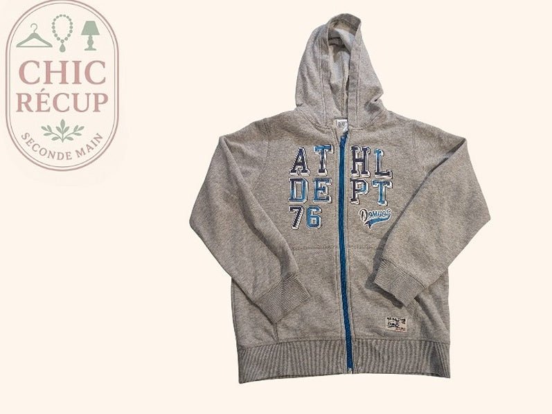 Sweat À Capuche Domyos - 12 Ans - Gris - Olhat-9