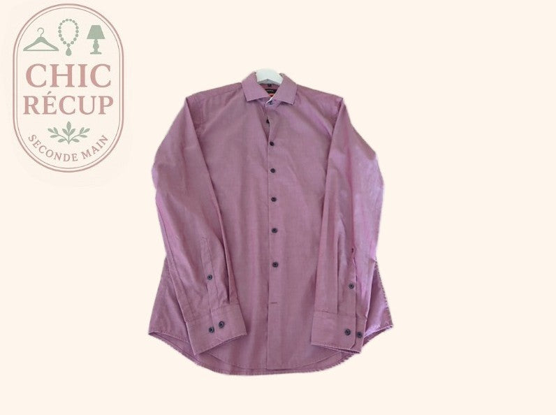Chemise Seidensticker - M - Rose - Slim