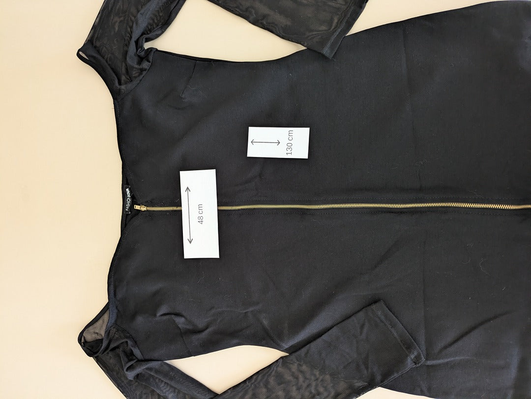 Robe de soirée Fashion Nova - Xl - Noir - Morticia