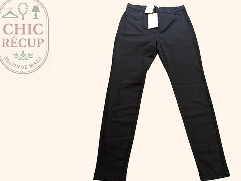 Pantalon Droit Freequent - M - Noir - Casor-14