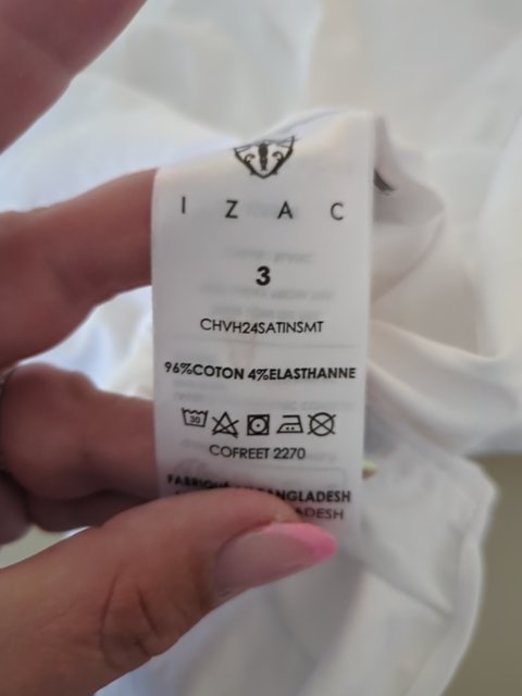 Chemise Izac - M - Blanc - Saaug-78