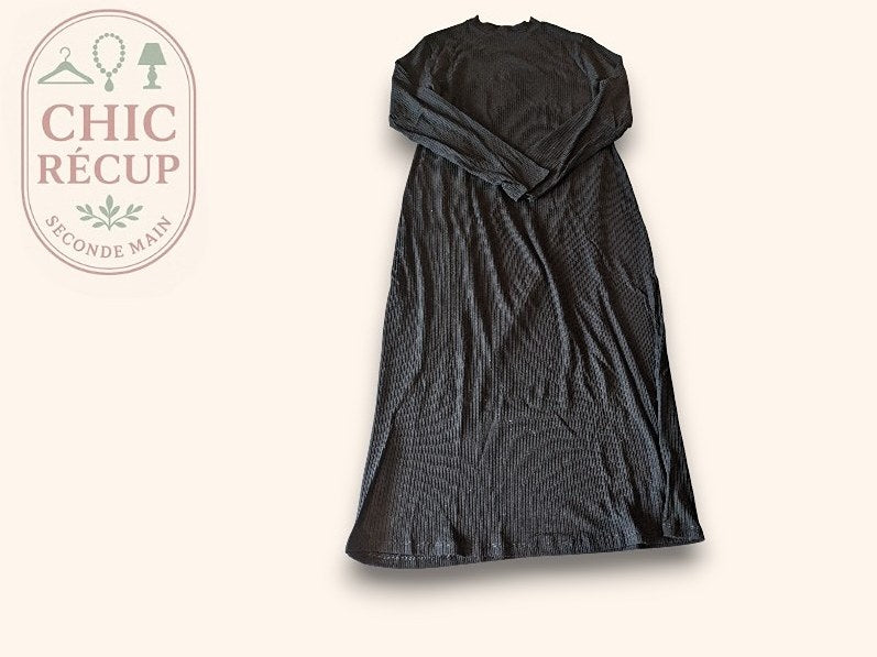 Robe Longue Camaïeu - Xl - Noir - Brhal-78