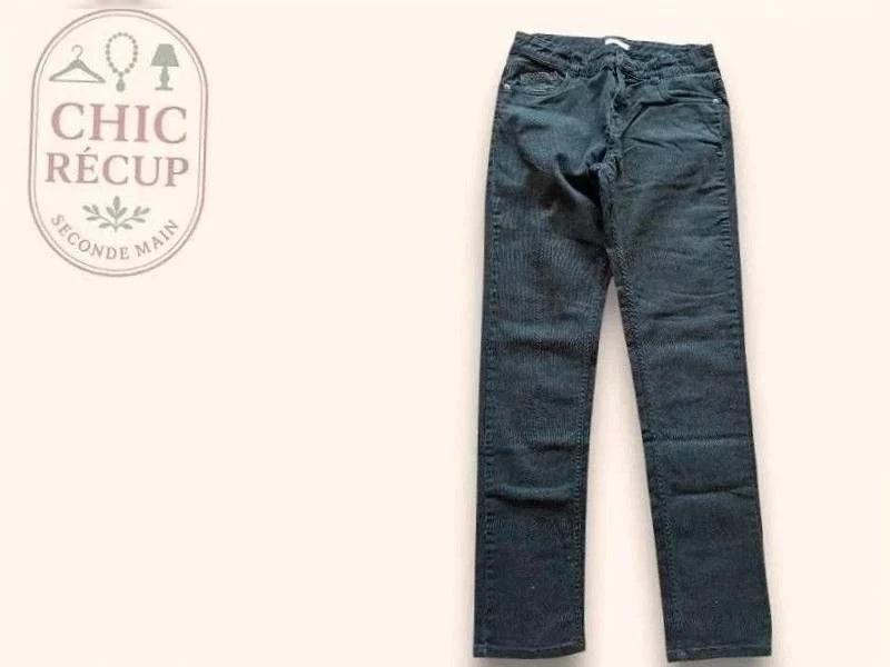 Jeans Slim Gémo - 16 ans / 176 cm - Noir - Luvio-16