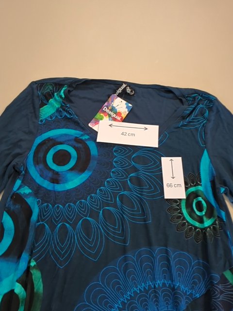 Tunique - Desigual - Xl - Bleu - Sasch-18