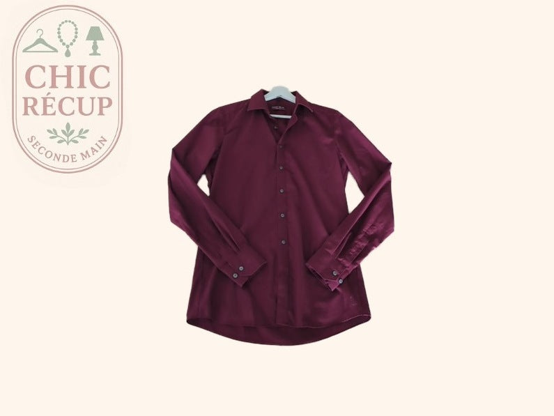 Chemise Marvelis - M - Bordeaux - Body Fit