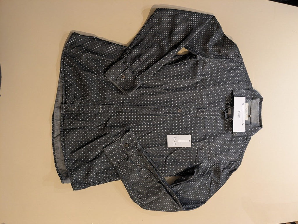 Chemise Unies Celio - M - Gris - Malat-13