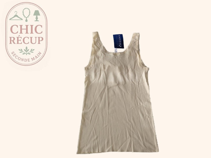 Debardeur Schiesser - 3xl/46 - Crème - Labag-312