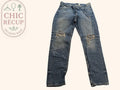 Jeans Boyfriend Denim - M - Bleu - Olhat-81