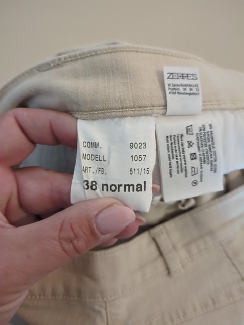 Pantalon Droit - Zerres - Fr 40 - Crème - Macar-15