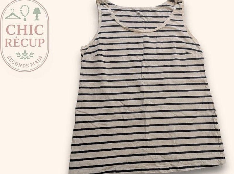 Top Maternité H&m - M - Blanc - Erbul-95