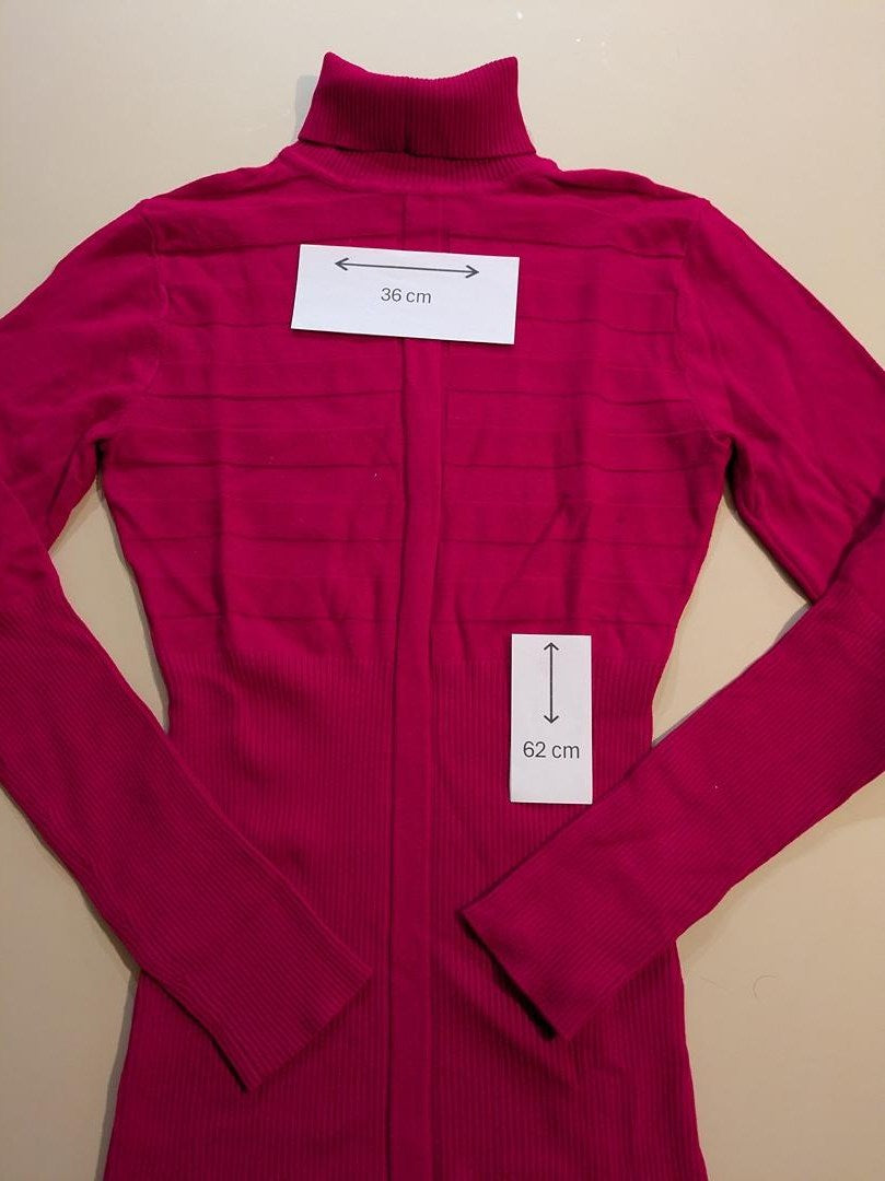 Pull Morgan - Xs - Rose - Col Roulé
