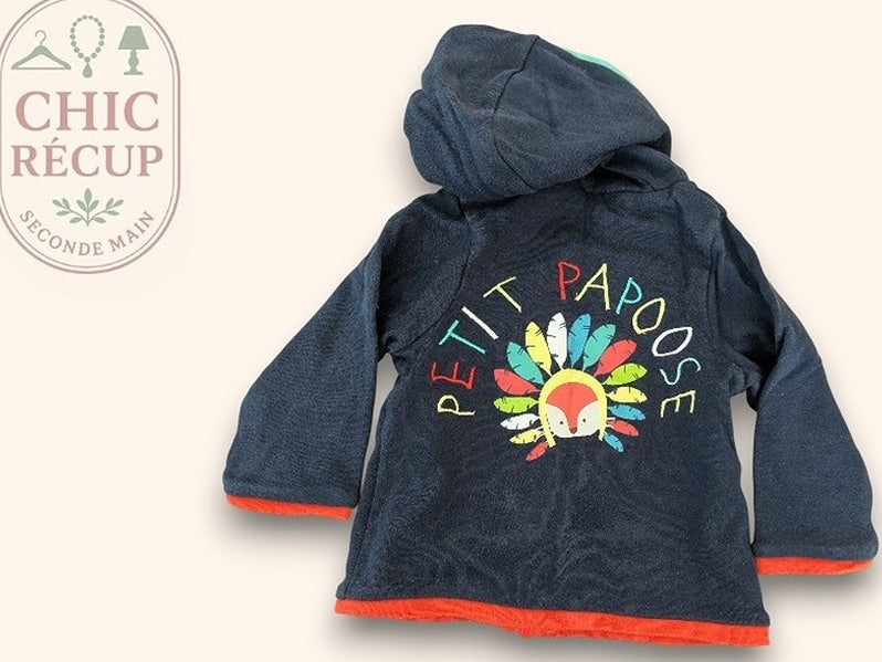 Gilet Orchestra - 6-9 Mois - Marine - Erbul-21