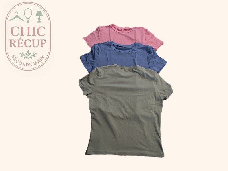 T-shirt Shein - M - Menthe - Evvio-76