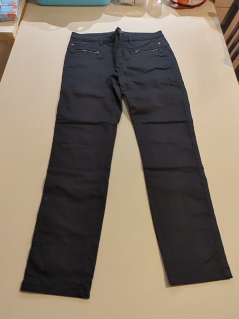 Jeans Droit - Street One - 40 - Noir - Qubur-137