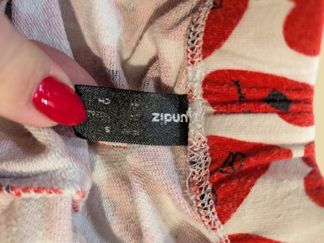 Short Undiz - S - Blanc - Motifs cœurs