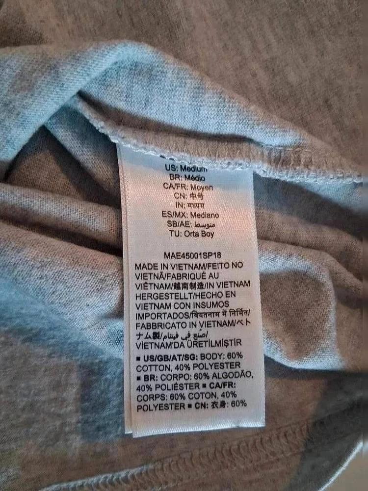 T-shirt Uni Amazon Essentials - M - Gris - Ayzan-61