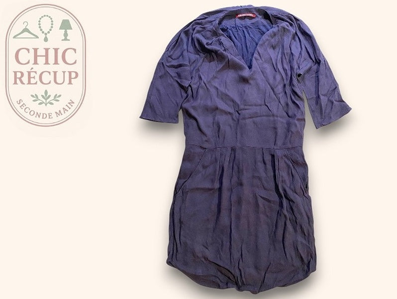 Robe Longue Comptoir Des Cotonniers - S - Marine - Maneg-11