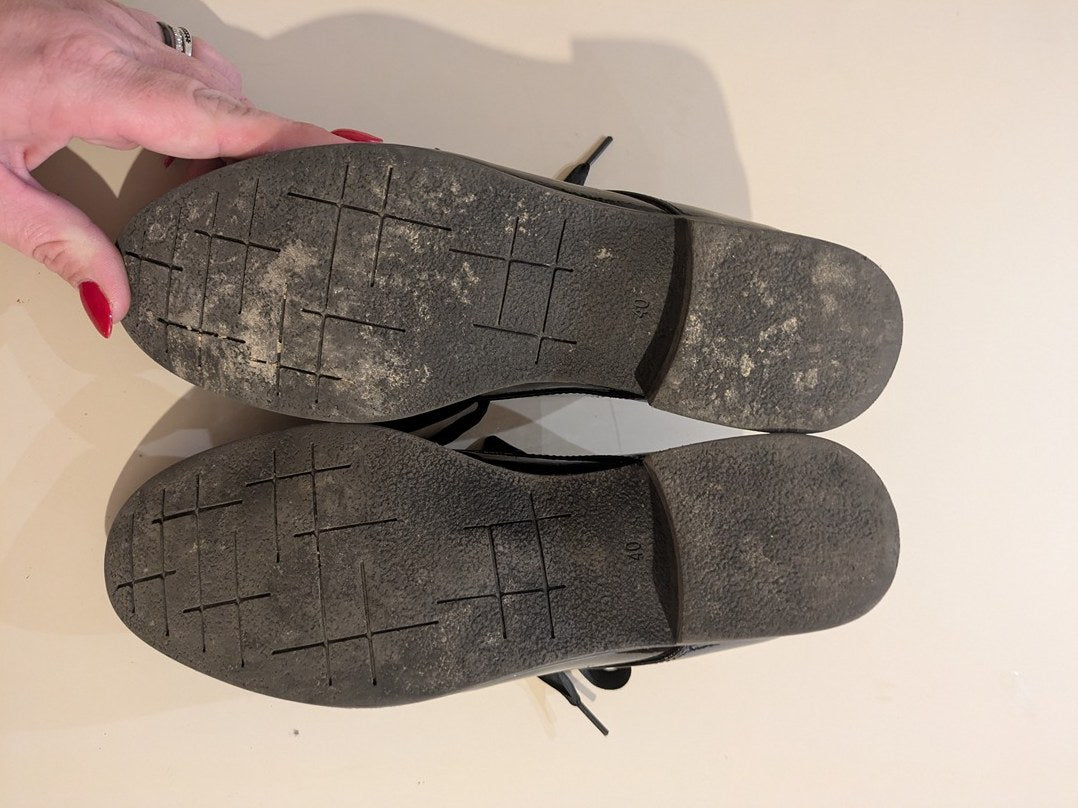Chaussures A Lacets Myb - 40 - Noir - Chpav-156