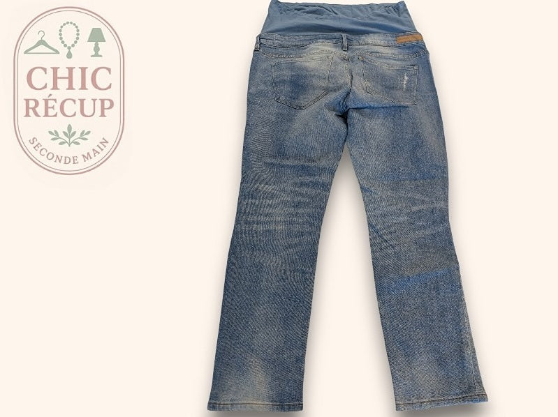 Pantalon Maternité H&m - 42 - Bleu - Erbul-101