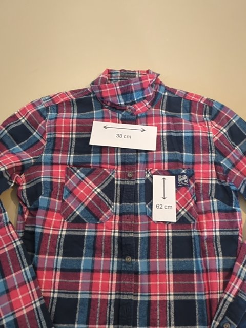 Chemise - Superdry - S - Rouge - G40me003f1