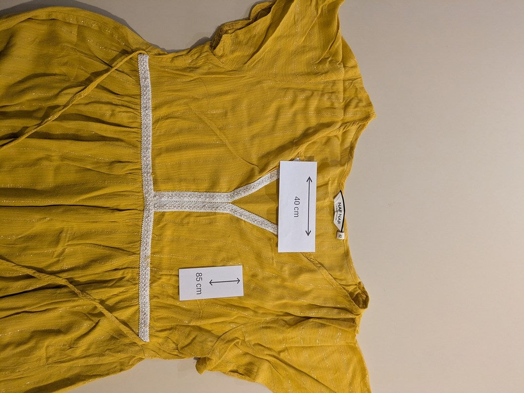 Robe D'ete Naf Naf - 42 - Jaune - Malat-17