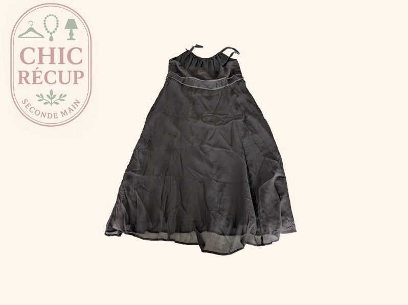Robe midi Bandolera - 46 - marron - perles