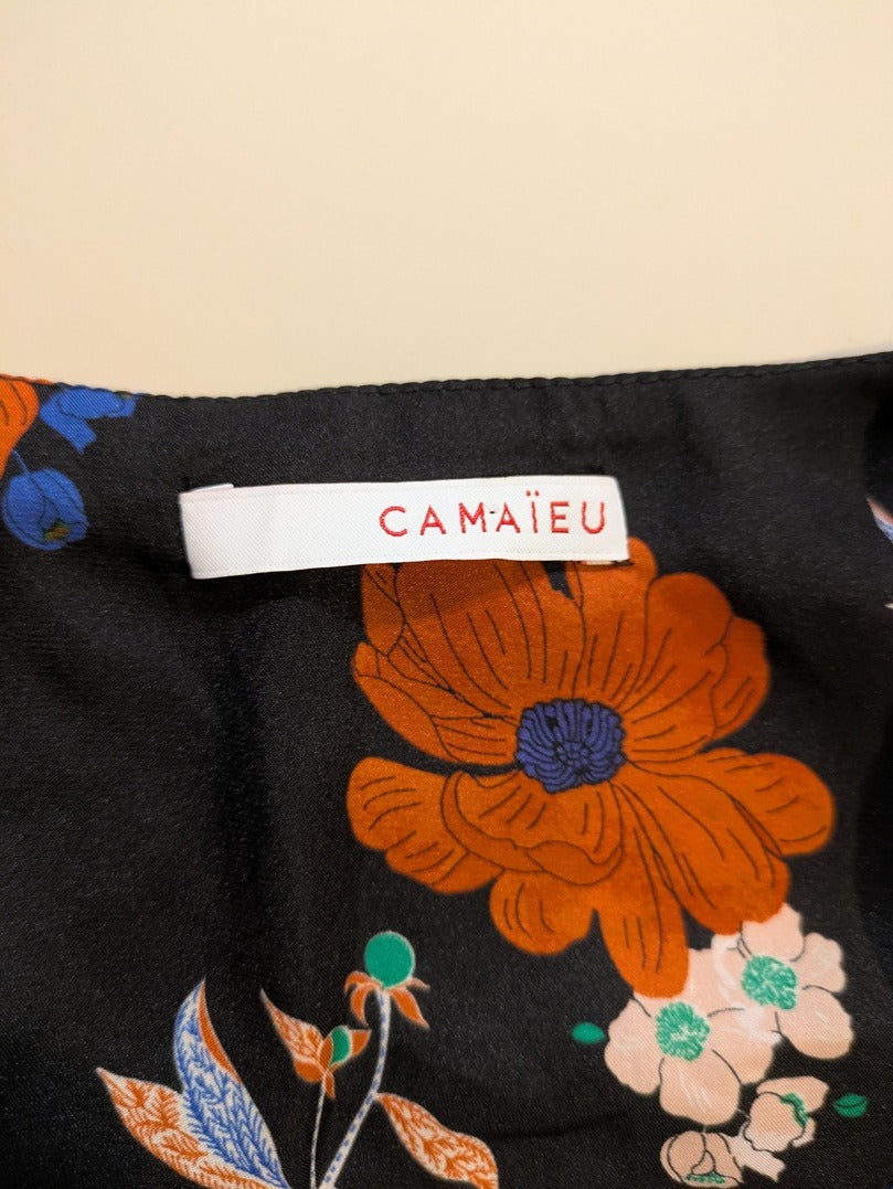 Blouse Camaïeu - L - Multicolore - Brhal-123