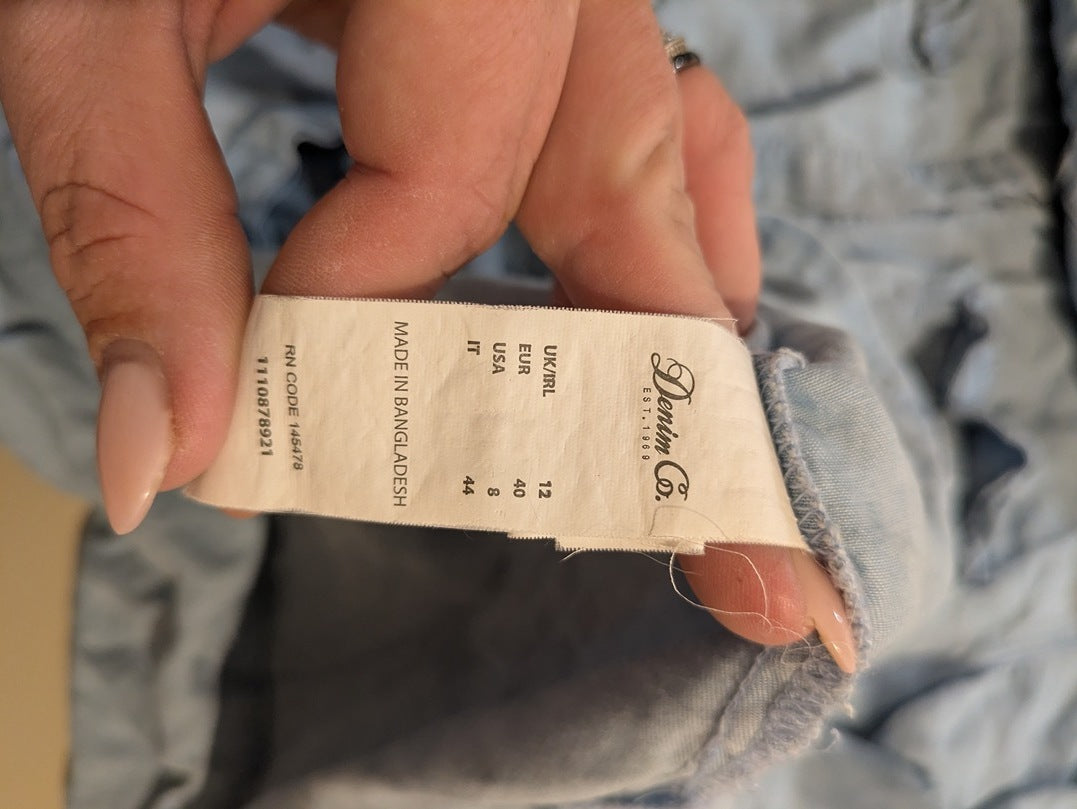 Robe En Jean - Denim Co - L - Bleu - Anbou-39
