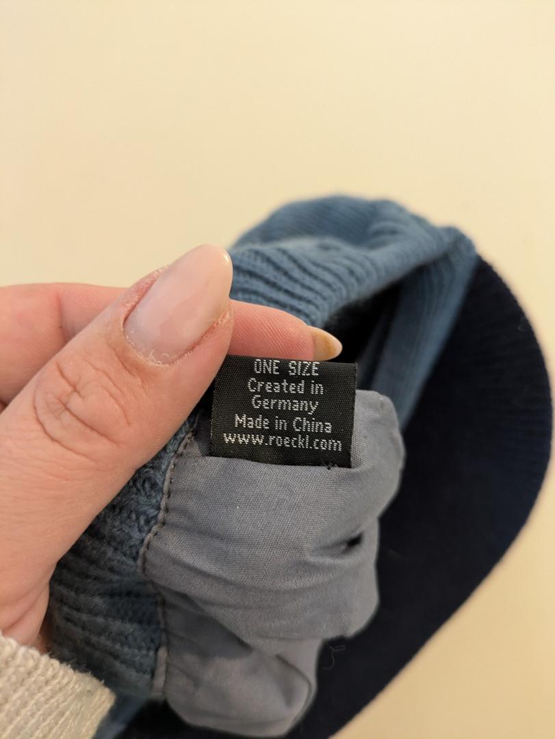 Casquette Roeckl - Taille Unique - Bleu - 100% Cachemire