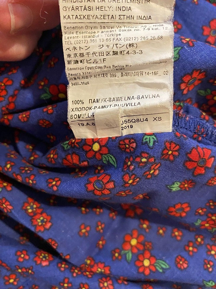 Chemise United Colors Of Benetton - Xs - Bleu - Maneg-12