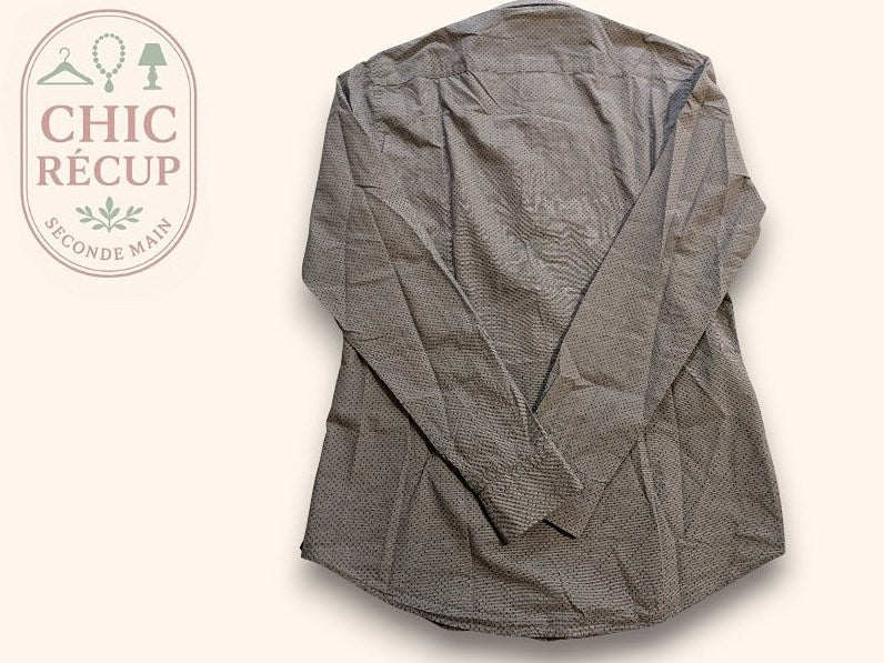 Chemise Unies Hugo Boss - M - Gris - Malab-14
