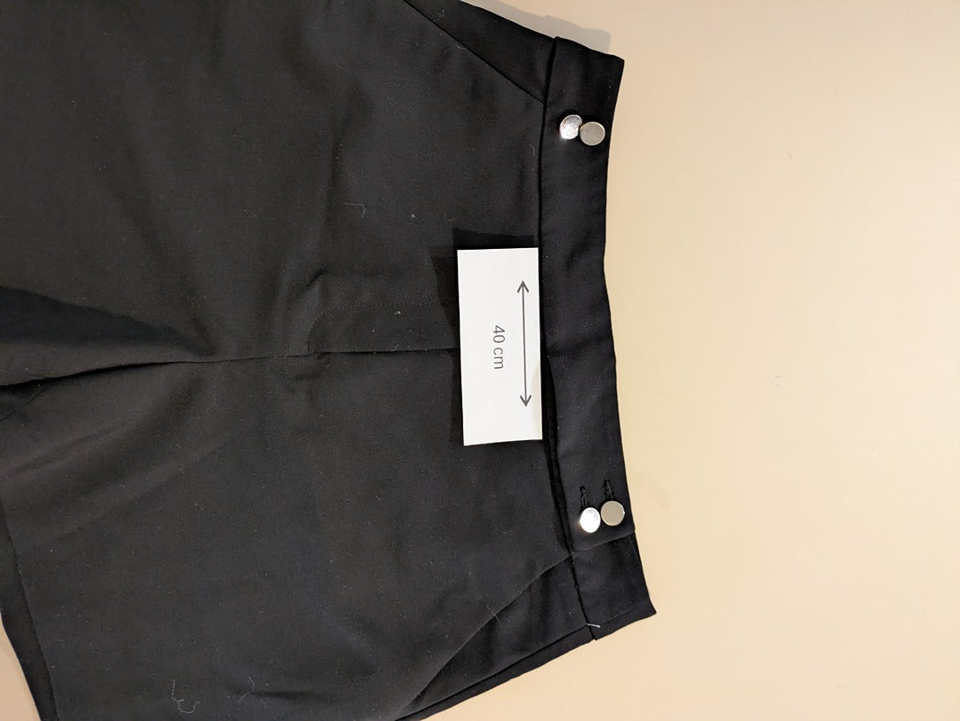 Short H&m - 42 - Noir - Evvio-70