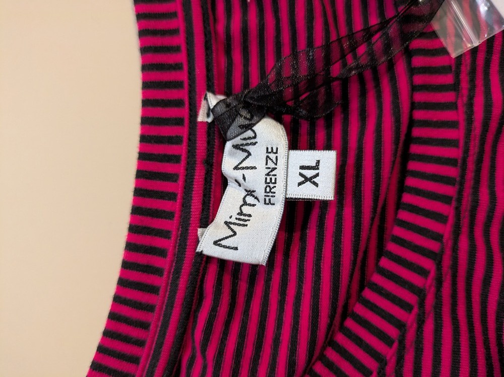 Blouse Mimi Mua - Xl - Noir Fuchsia - Brhal-27