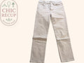 Jeans Droit Mango - 36 - Blanc - Ancuv-3