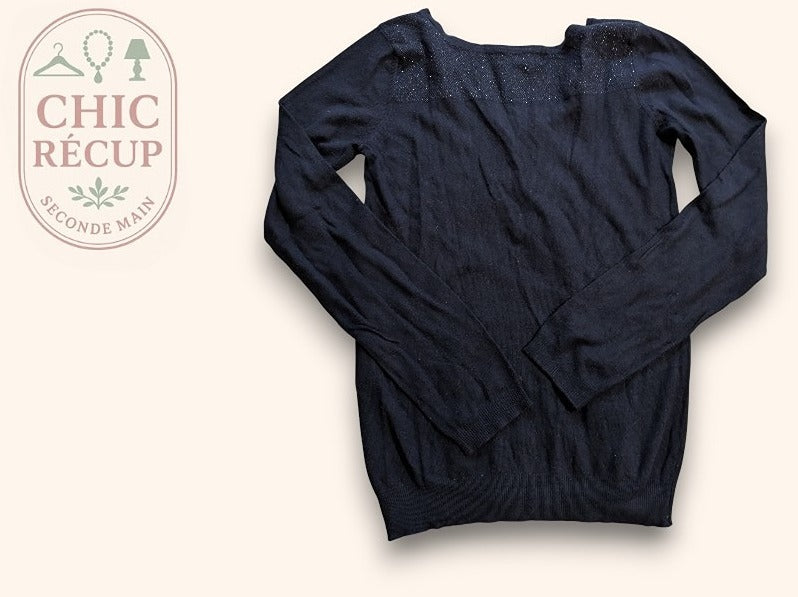 Blouse Cache Cache - Xs - Marine - Qubur-84