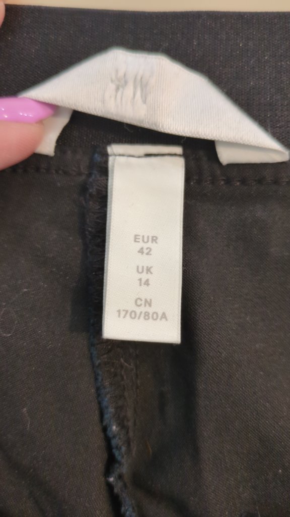 Pantalon de tailleur H&m - 42 - noir - 0783346