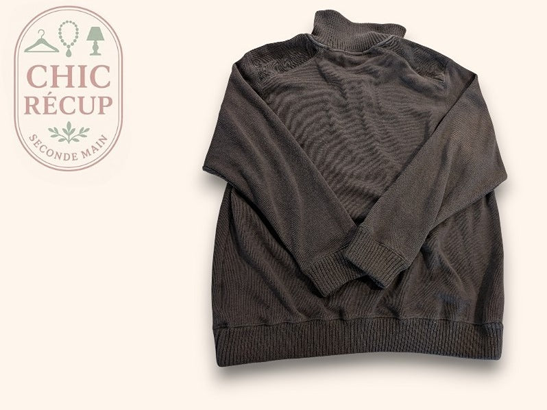 Pull à Col Roulé Sergio Vitti - Xxl - Marron - Qubur-23