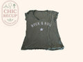 T-shirt Izzy - M - Vert - Rock & Roll