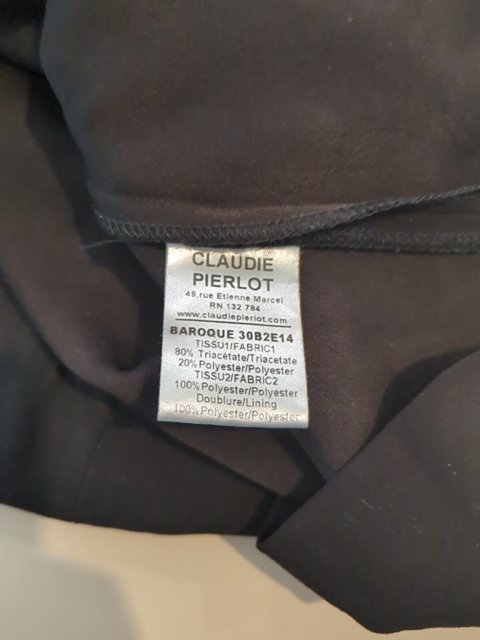 Débardeur - Claudie Pierlot - Fr 36 - Noir - Macar-08