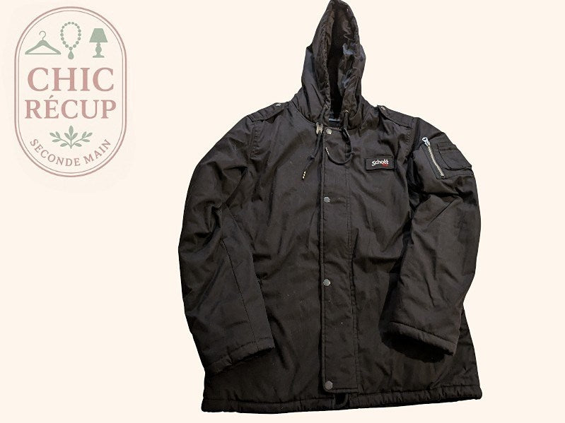 Parka Schott - M - Noir - Thgen-58